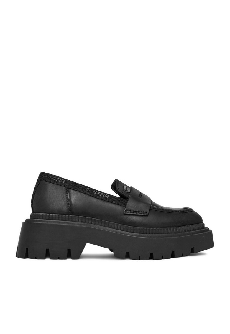 Mocasini dama piele naturala - negru
