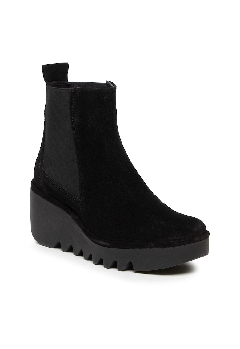Botine dama P501233000 - Piele naturala - Negru