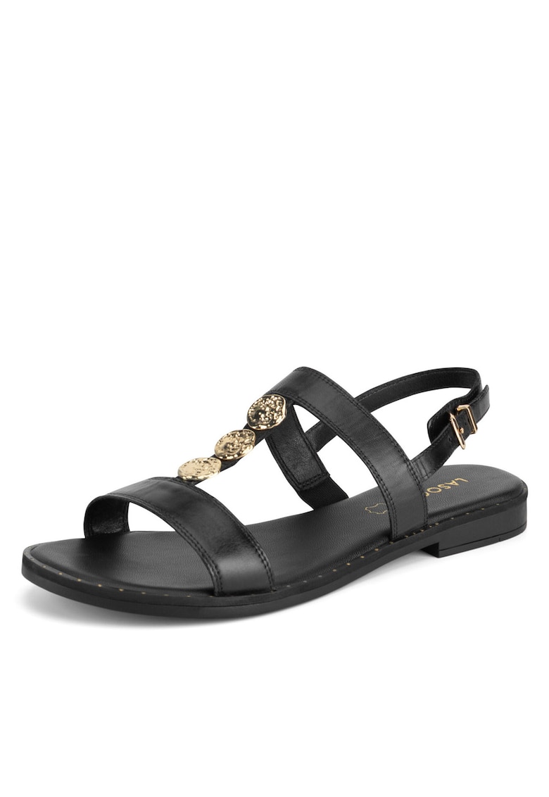 Sandale dama - WI16-FOXI-76 - piele naturala - negru
