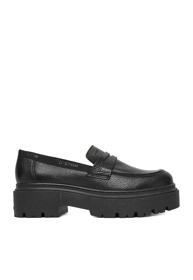 Mocasini dama - Raw - piele naturala - negru - Negru