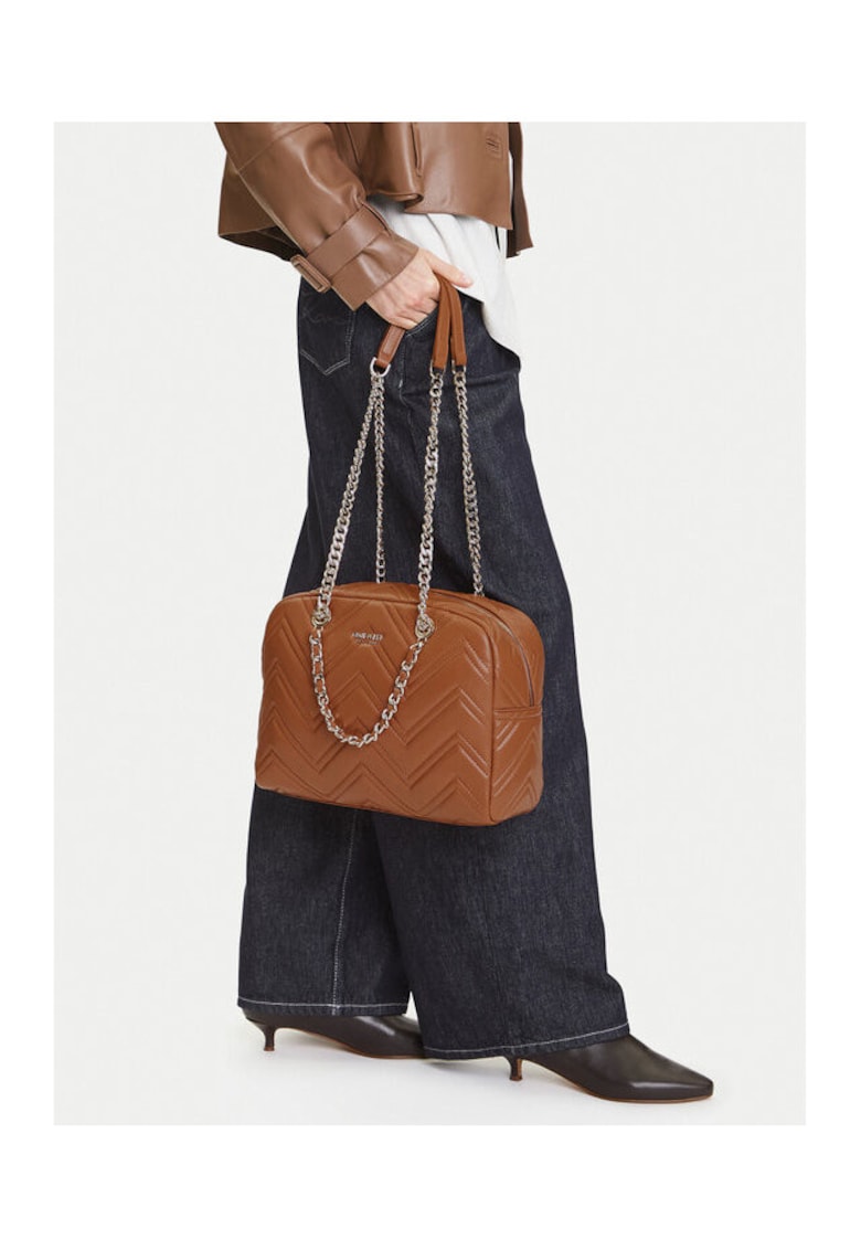 Geanta dama model CEO-ALICE-LA482-3468 - culoare brown - material textil