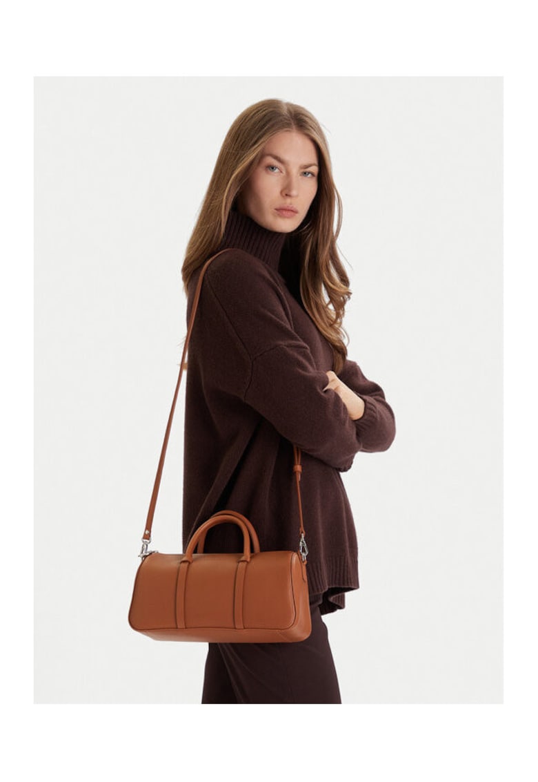 Geanta dama model Cognac 504 - piele naturala - culoare cognac