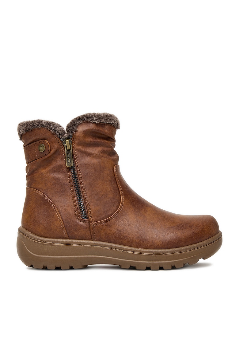 Botine dama CEO-25106-01 - maro - sintetic