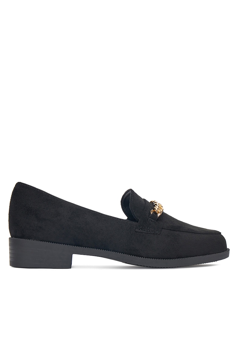 Mocasini dama - LE527-14 - negru - tesatura