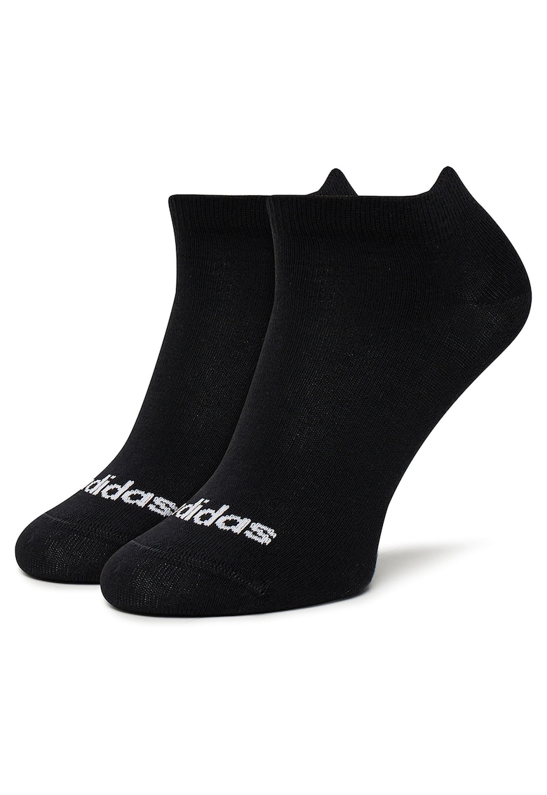 Sosete scurte unisex - 3 perechi - negru - 40-42