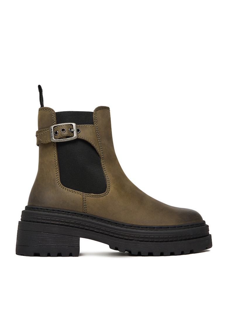 Ghete dama piele naturala - verde - CEO-WI34-ALASKA-02