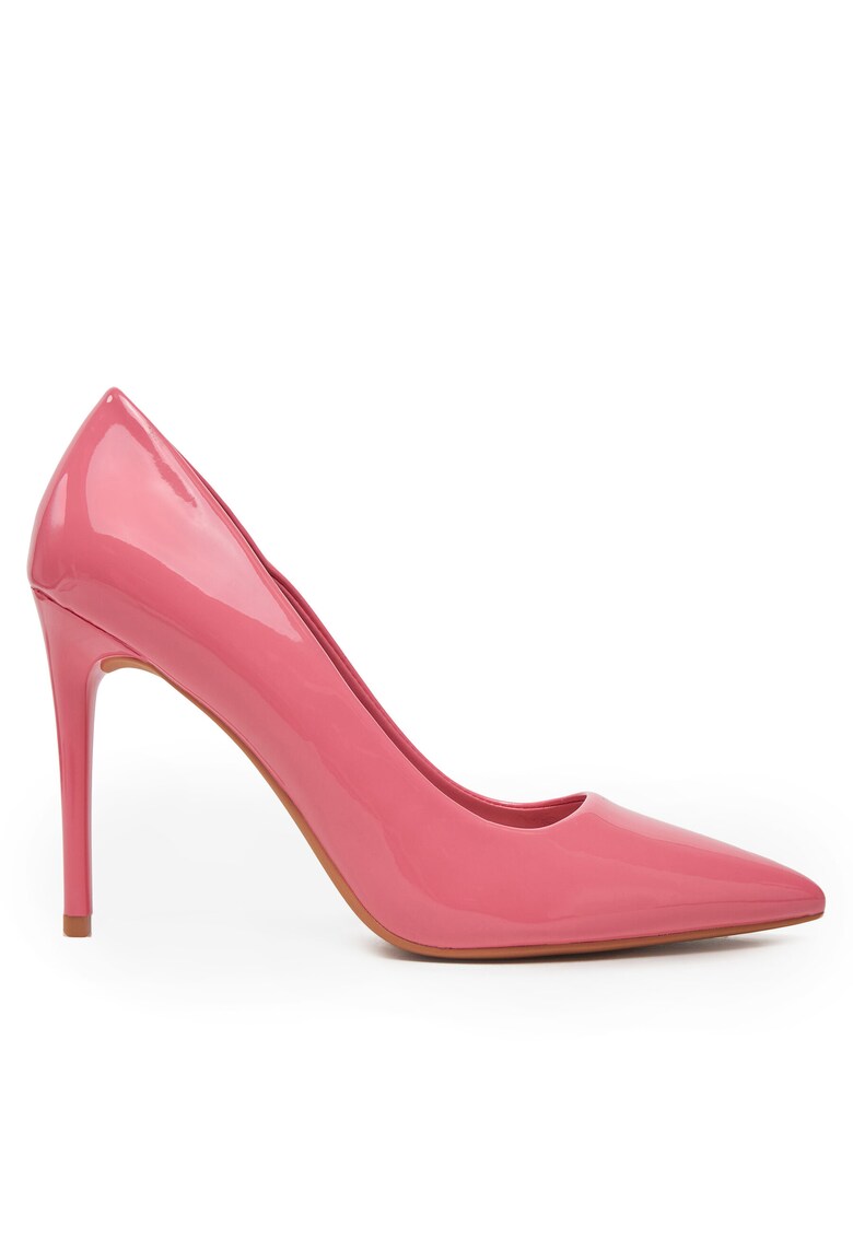 Pantofi dama - tocuri - roz - piele ecologica