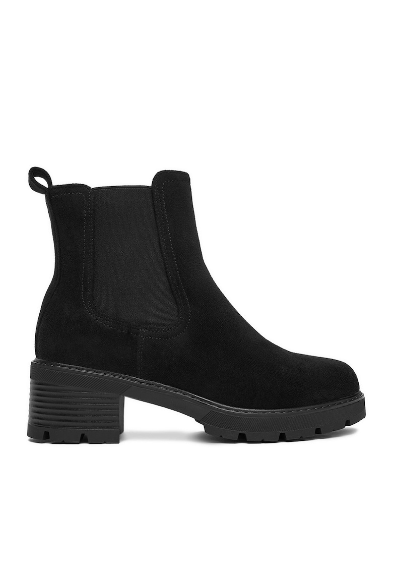 Botine dama V2222-1 - negru - sintetic