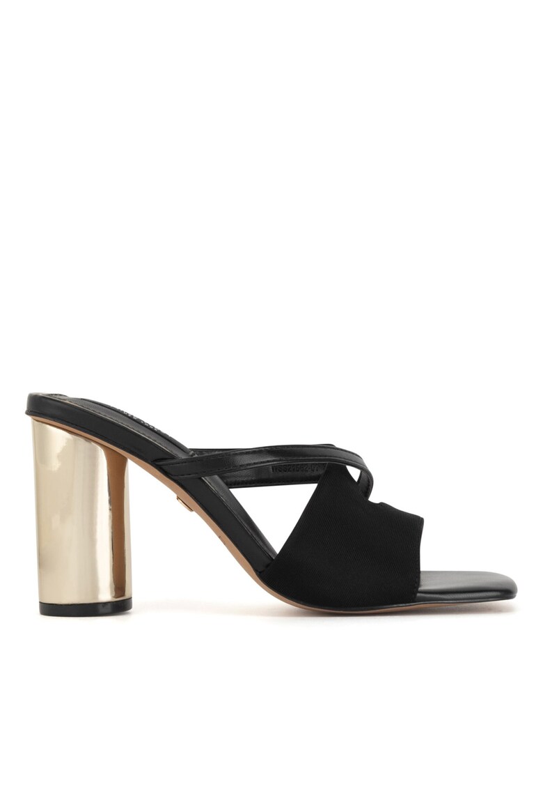 Papuci de dama cu toc - culoare negru