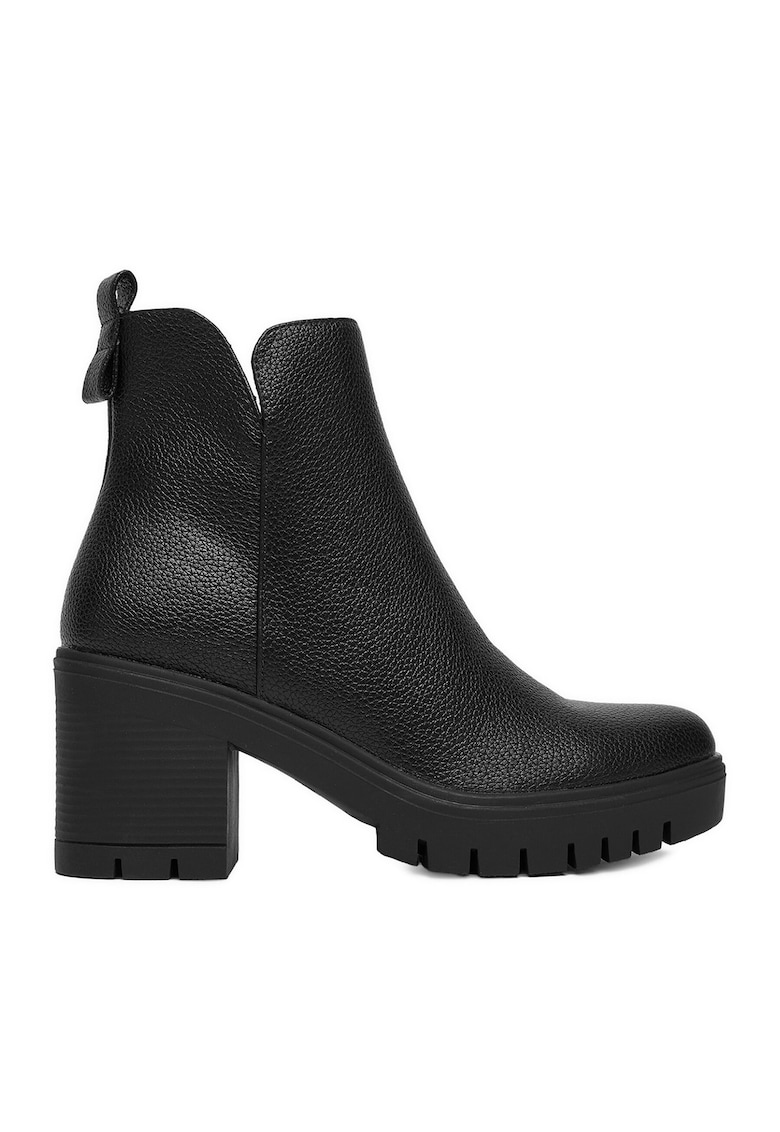 Botine dama CEO-LM25SH159-1 - Textil - Negru