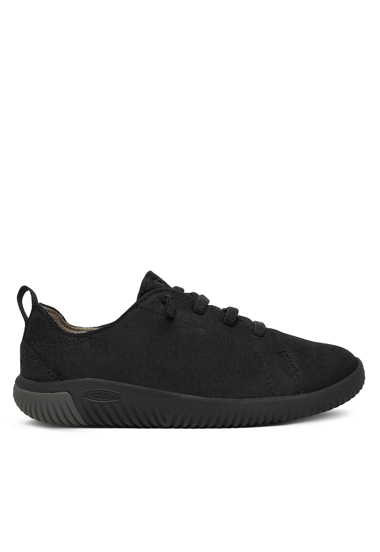 Pantofi sport copii model Knx - piele naturala - negru