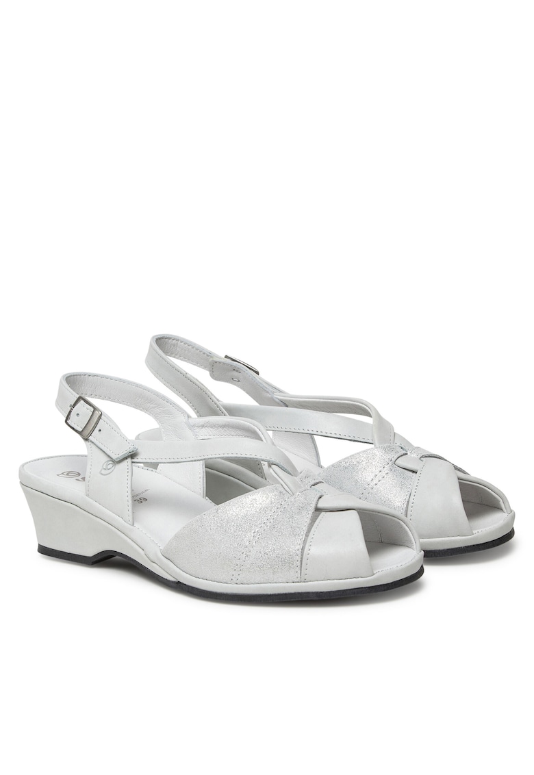 Sandale dama - piele naturala - model Weiss - alb