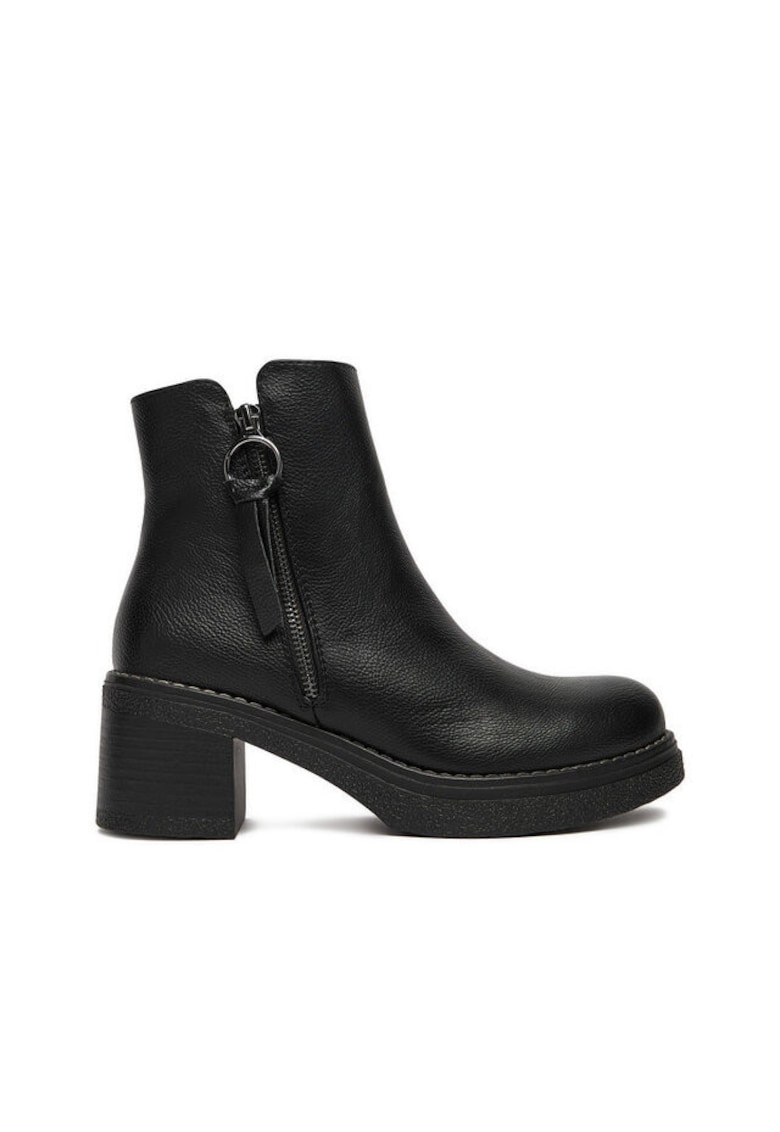Botine dama - negru - textil CEO-WS6570-07