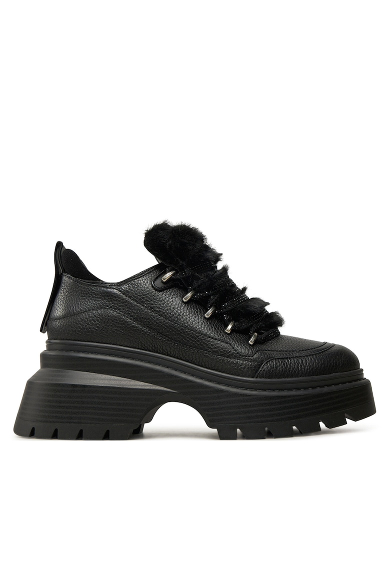 Pantofi dama - Piele naturala - Negru 40F4SS