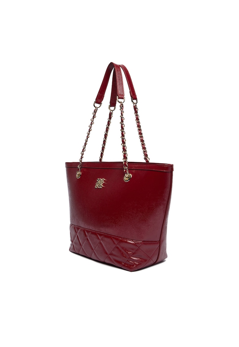 Geanta dama C-TRINITY-KY090 - bordo - din material textil