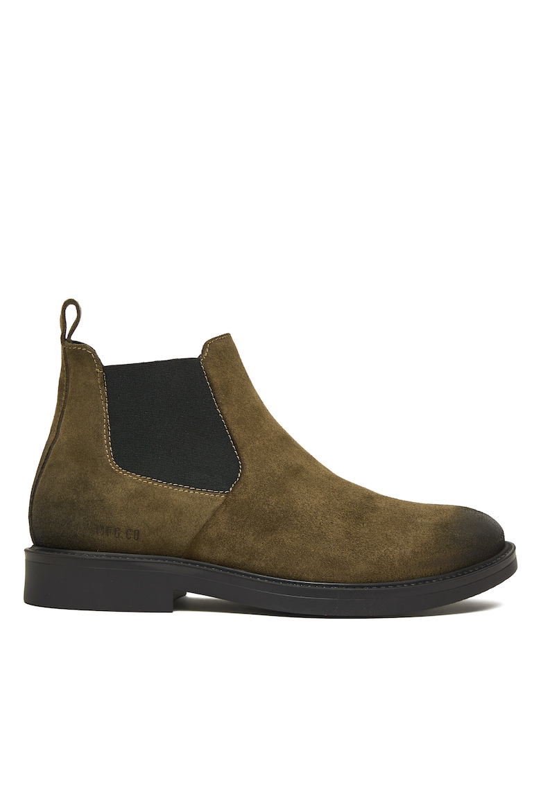 Ghete barbati Mil Green 039 - piele ecologica - verde