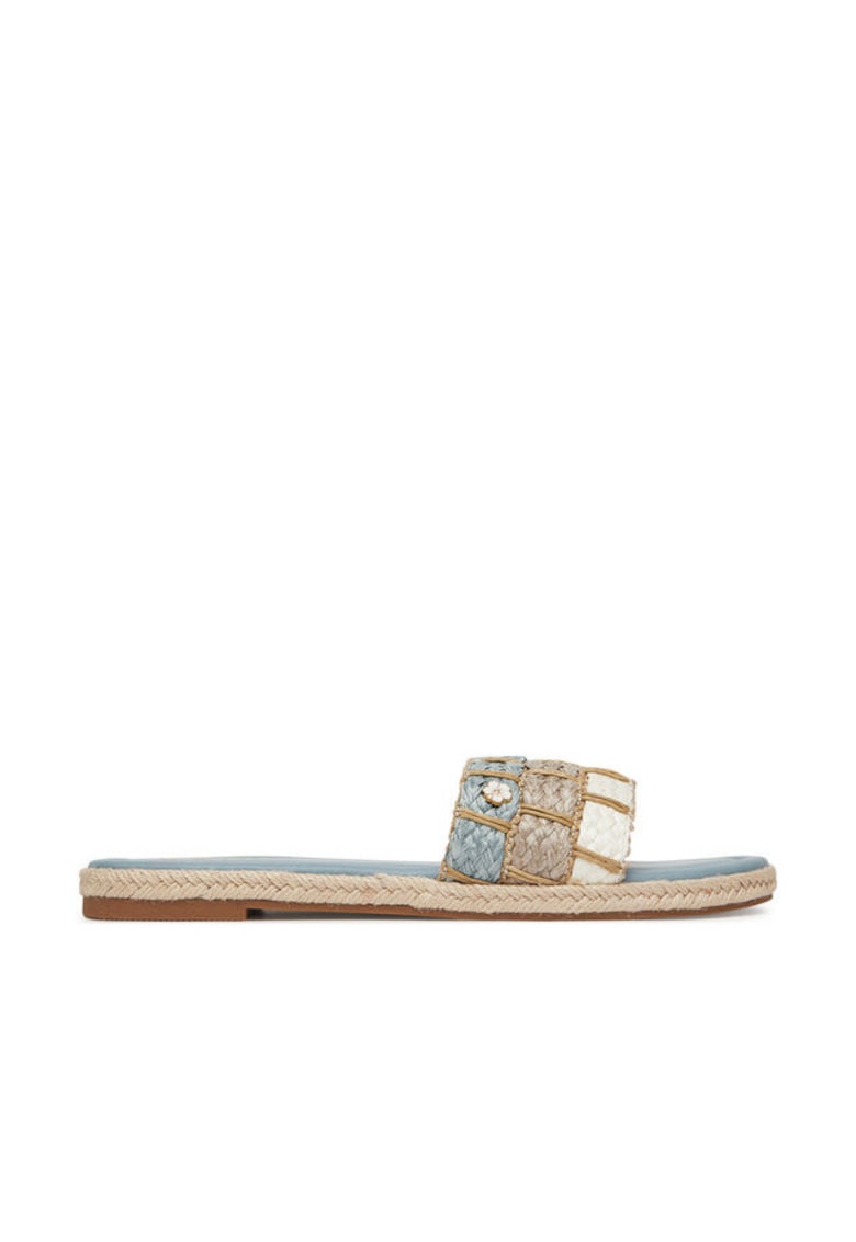 Slapi dama - espadrile - multicolor - tesatura