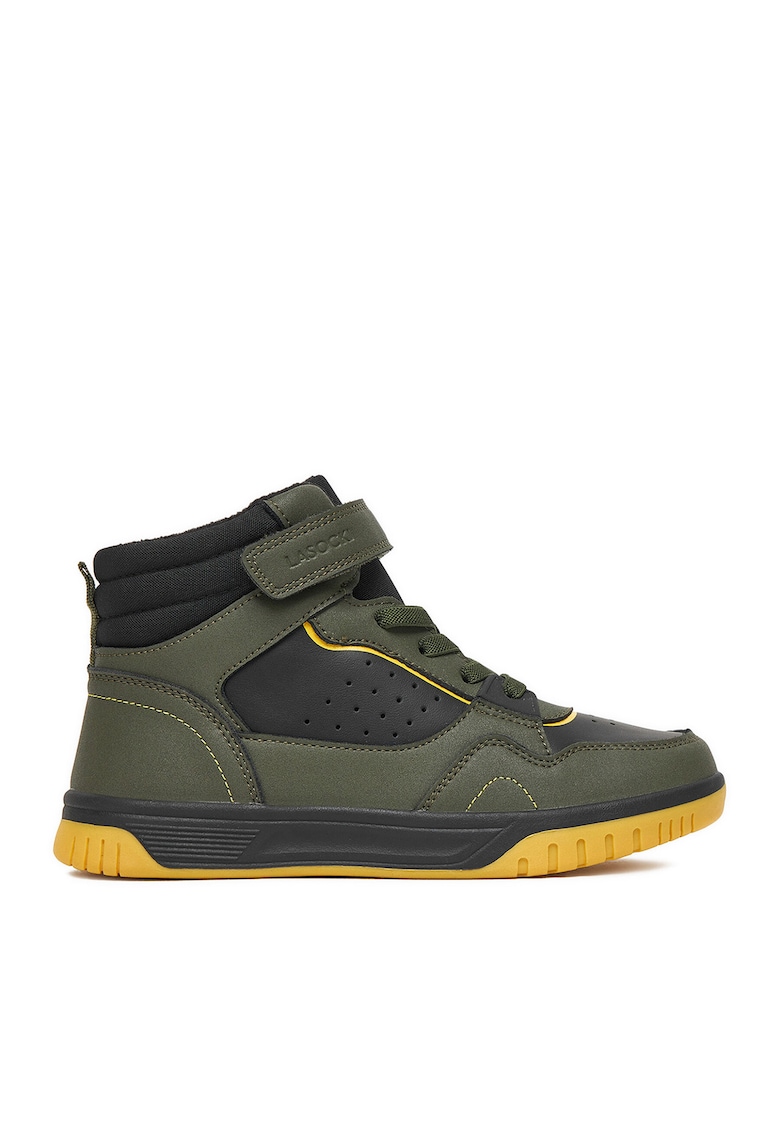 Ghete sport baieti - piele naturala - multicolor