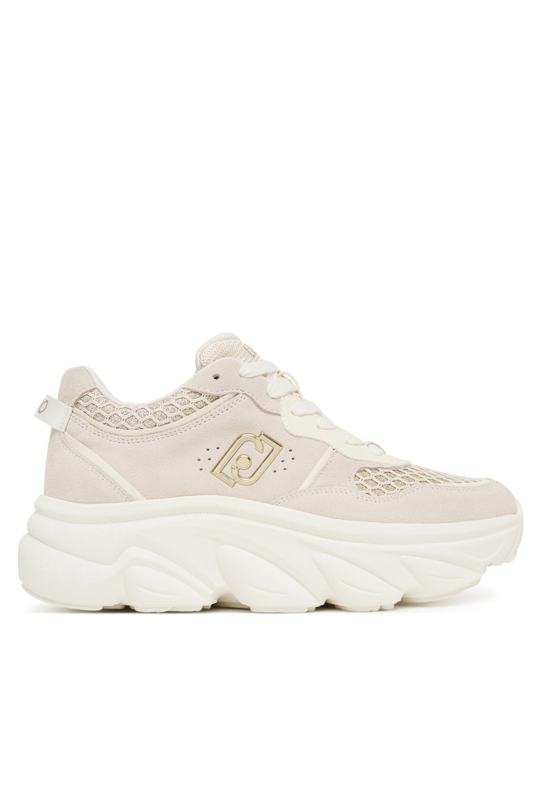 Pantofi sport dama Steffy - piele naturala - bej