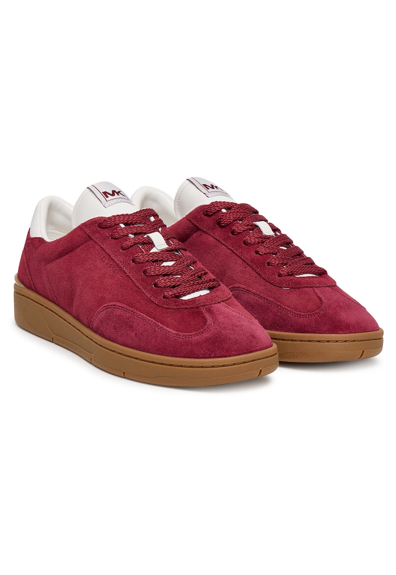 Tenisi barbati Mulberry 691 - piele naturala - rosu