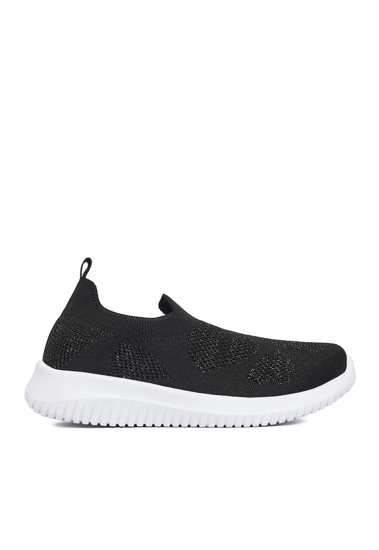 Sprandi Pantofi copii - fete - negru - material textil