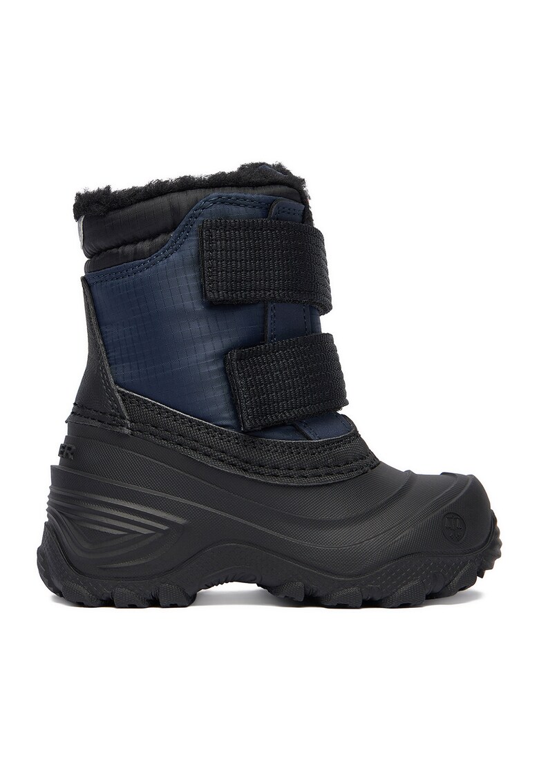 Cizme sport fete - plastic - bleumarin/negru