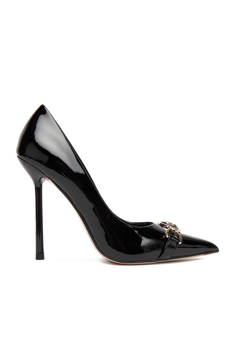 Pantofi dama - tocuri inalte - negru - piele naturala