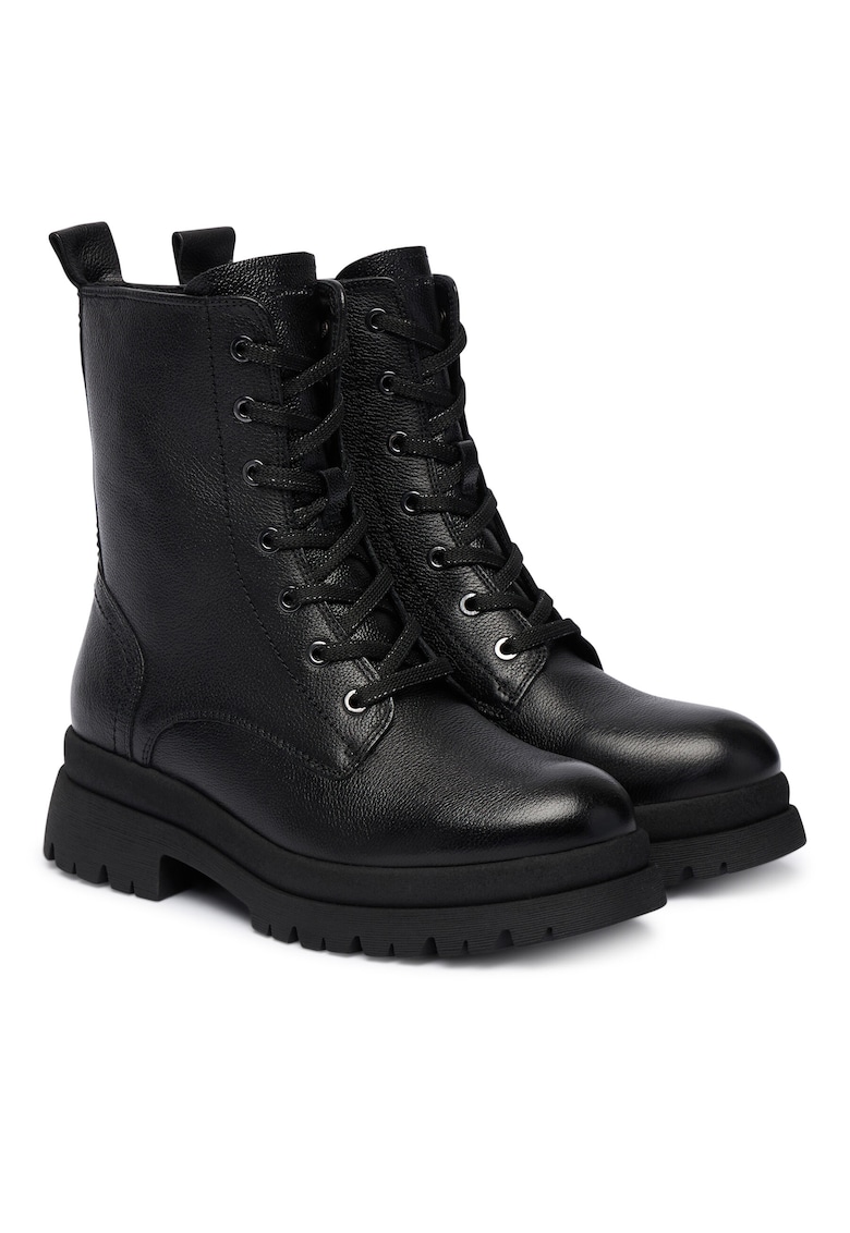 Ghete dama - Piele naturala - Negru 1-25233-45