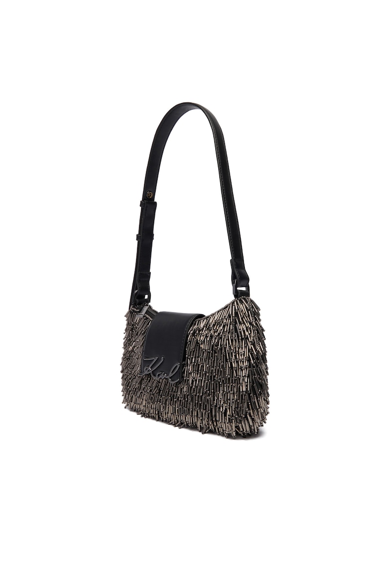 Geanta dama neagra - cu embellisment