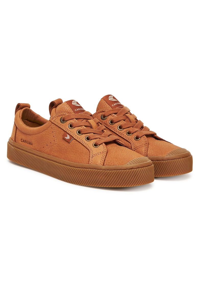 Tenisi unisex Gum Sienna Brown - piele naturala - maro