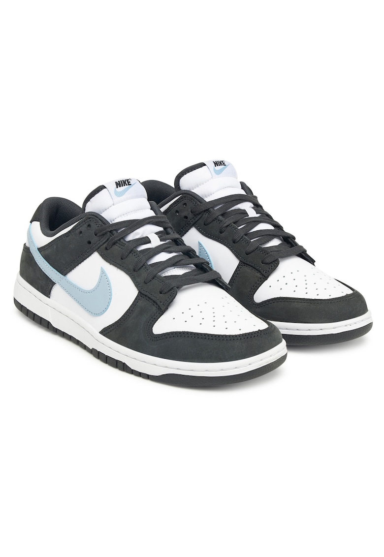 Tenisi barbati Dunk Low - piele naturala - alb/albastru