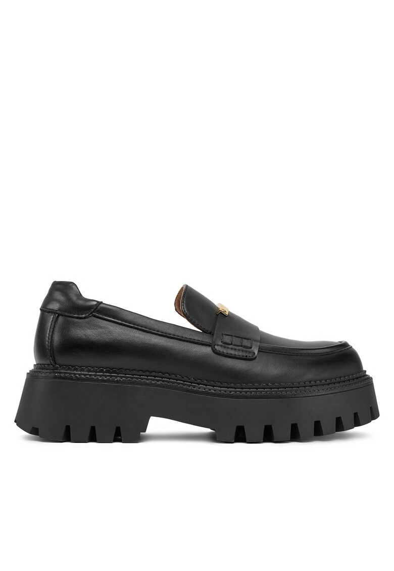 Mocasini dama piele ecologica - negru - Negru