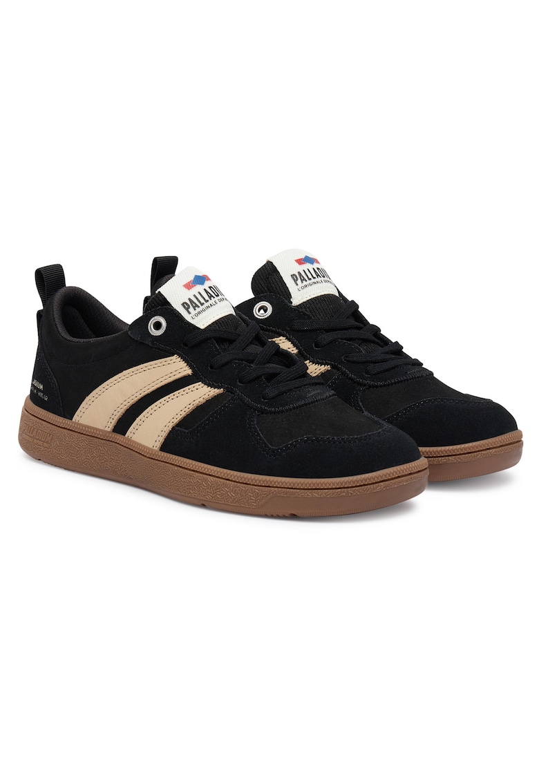 Tenisi model unisex - piele naturala - Negru