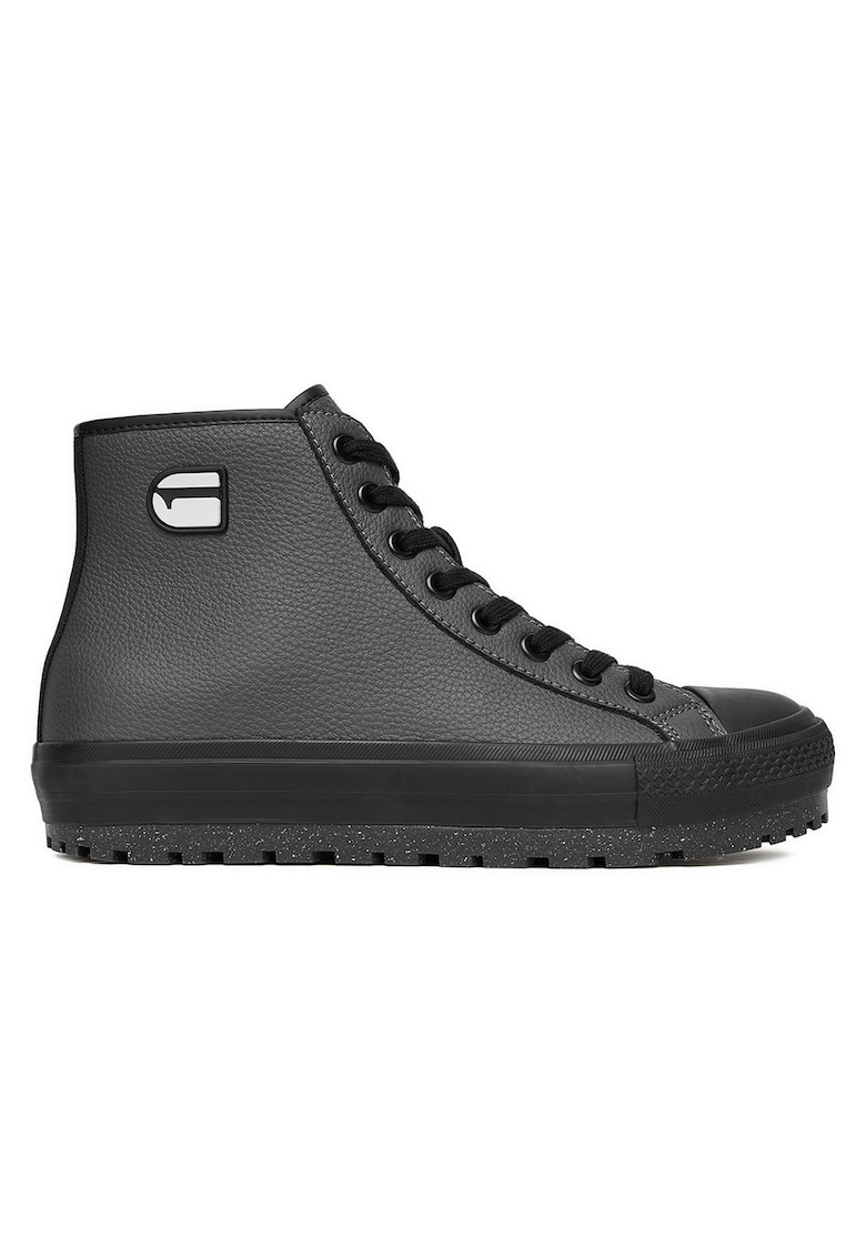 Tenisi barbati piele naturala - gri - model CEO-ALEX-01