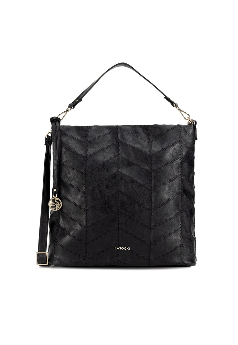 Geanta dama neagra - model LSK-K-020-06 - material sintetic