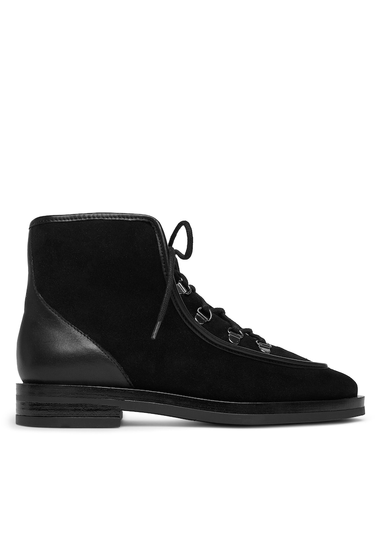 Ghete dama Roe - negre - velur - piele naturala