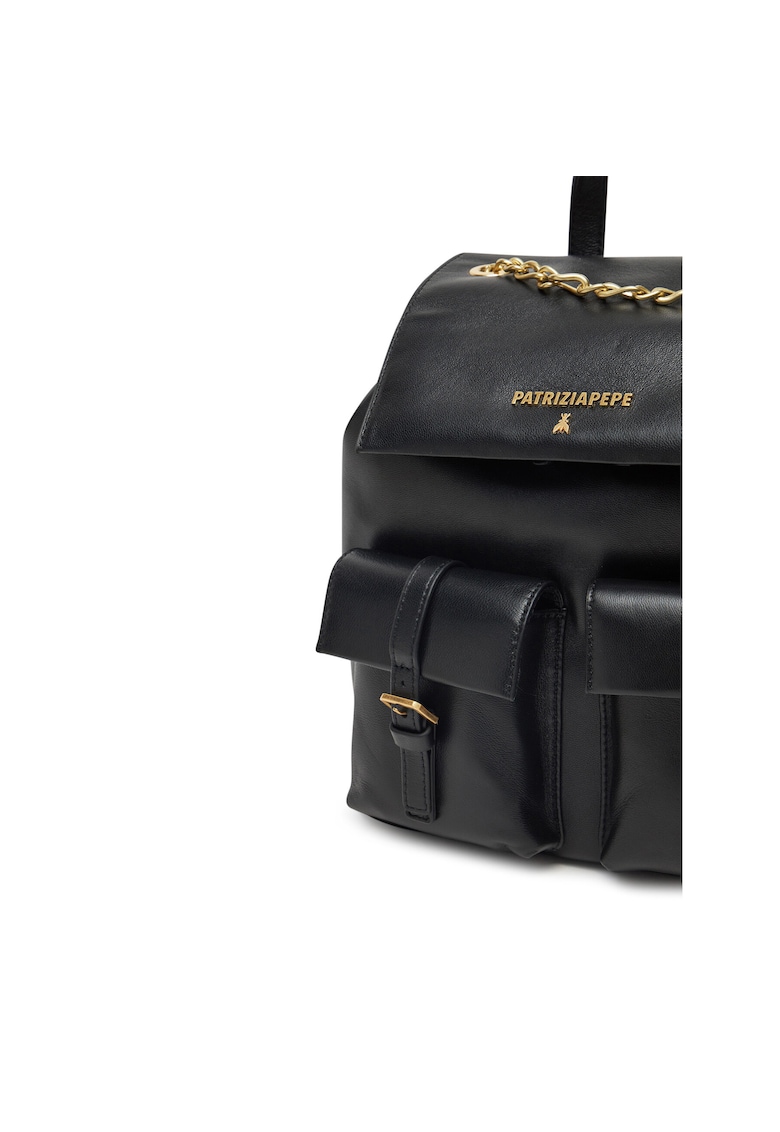 Rucsac fashion dama model Nero K103 - 2 compartimente - culoare negru