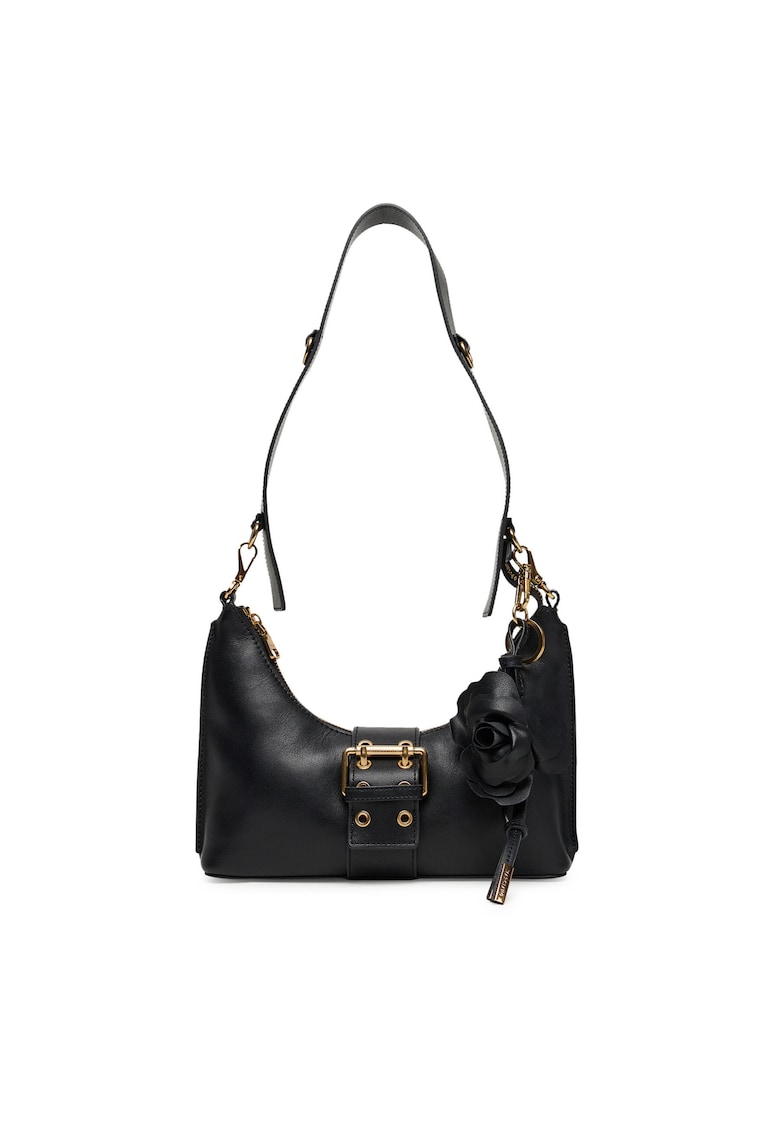 Geanta dama - piele naturala - neagra