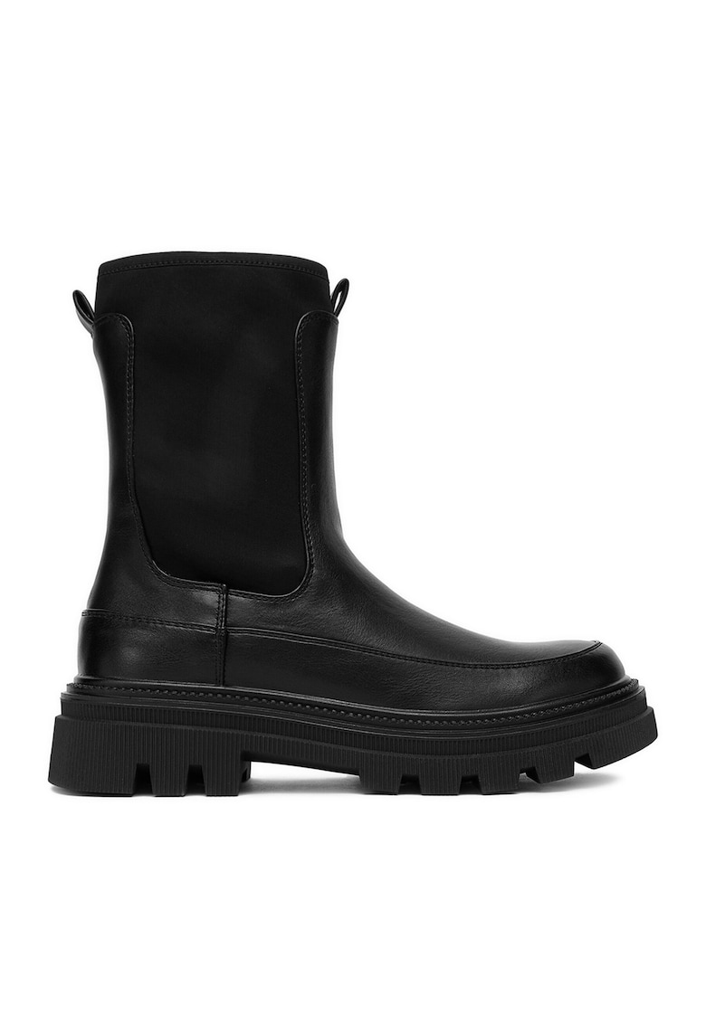 Botine dama TYA80-J221 - Textil - Negru