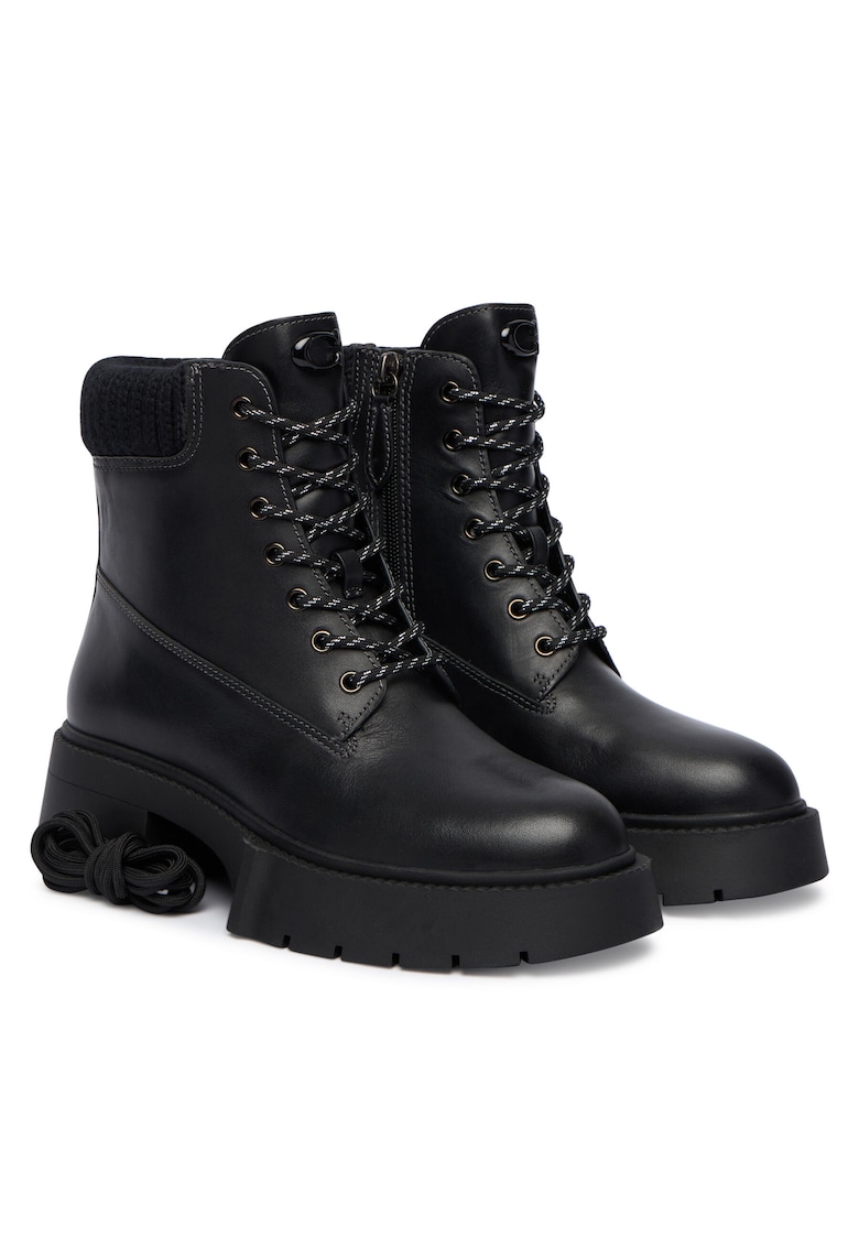 Coach Ghete dama CCH88 - Piele naturala - Negru