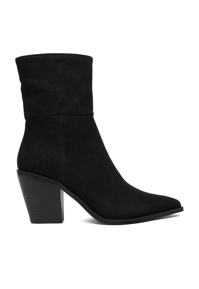 Botine dama negru - sintetic - CEO-HY23222S-1