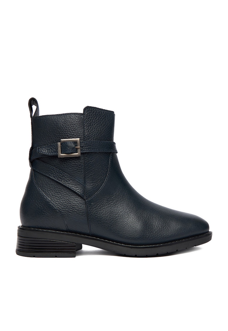 Botine dama Piele naturala - Bleumarin - Bleumarin