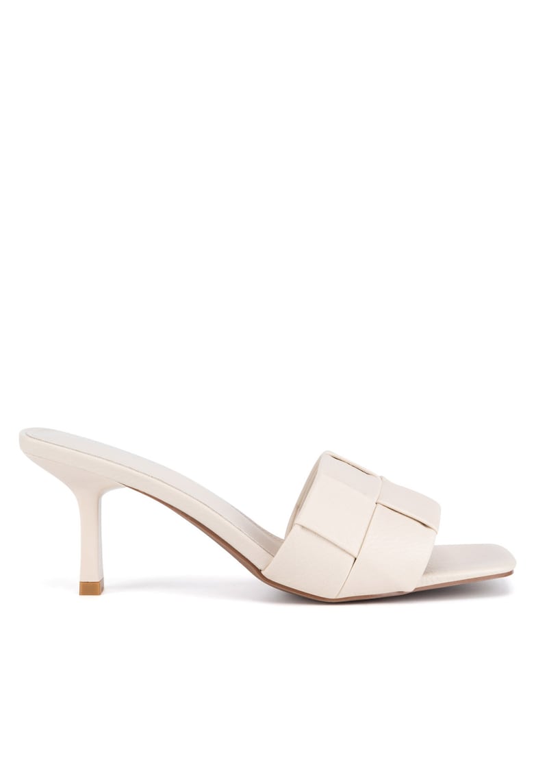 Slapi cu toc dama model RZ45505413 - bej -