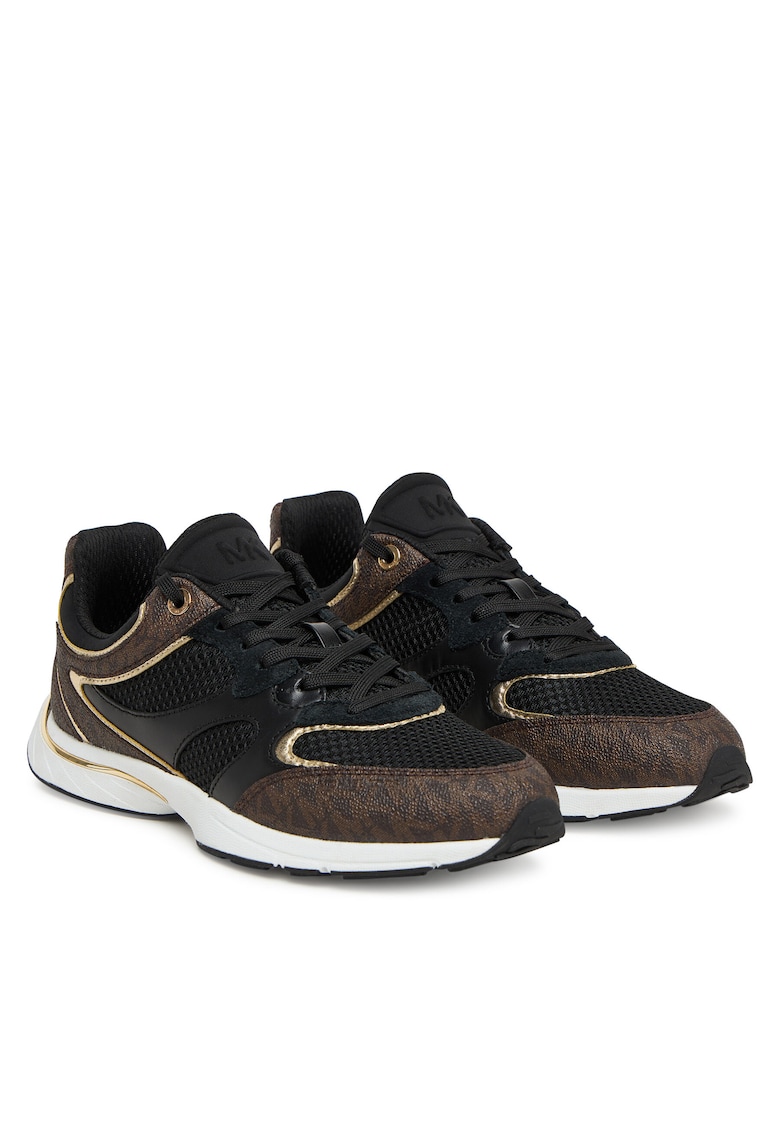 Pantofi sport dama - 43S5RLFS2B - maro/negru - tesatura