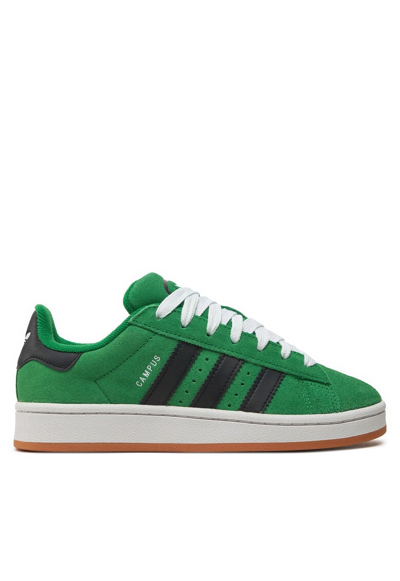 i dama - Adidas - Campus 00s - verde/negru/alb - piele naturala