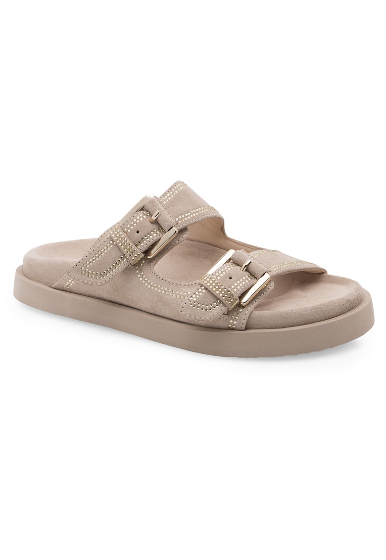 Sandale dama - ELENA-24SS800 - piele naturala - ecru -