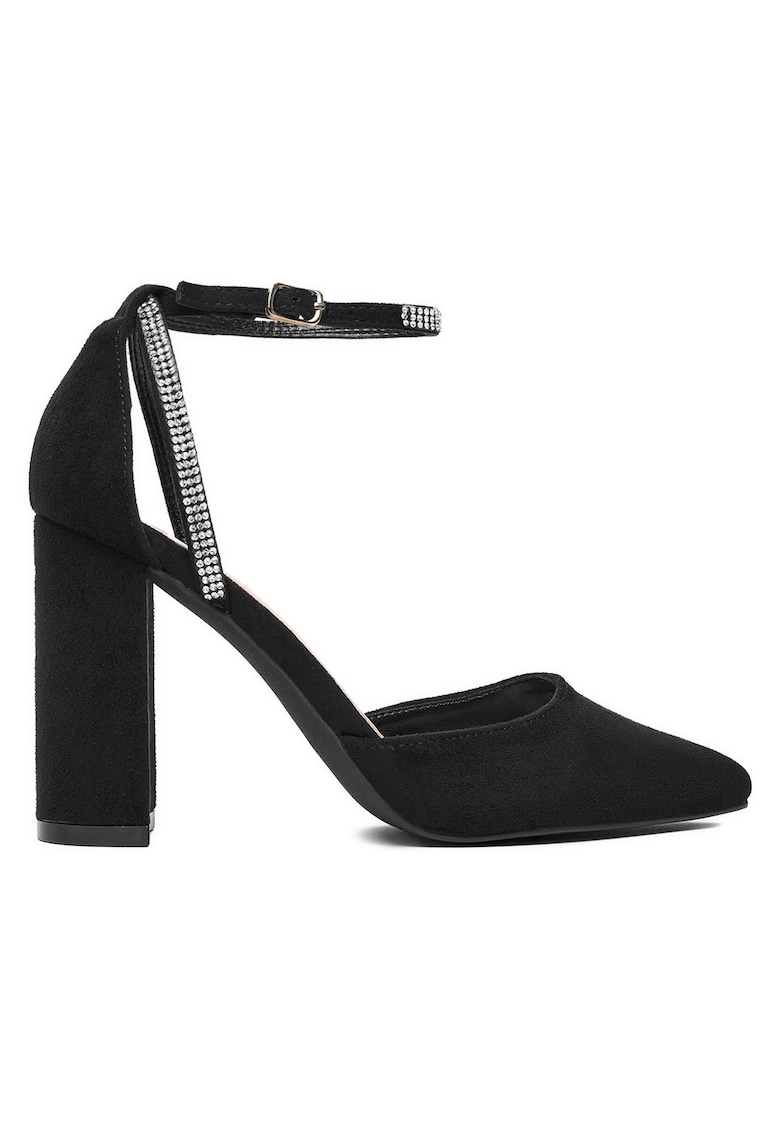 Pantofi dama - CEO-WSS21503-01 - negri - cu toc