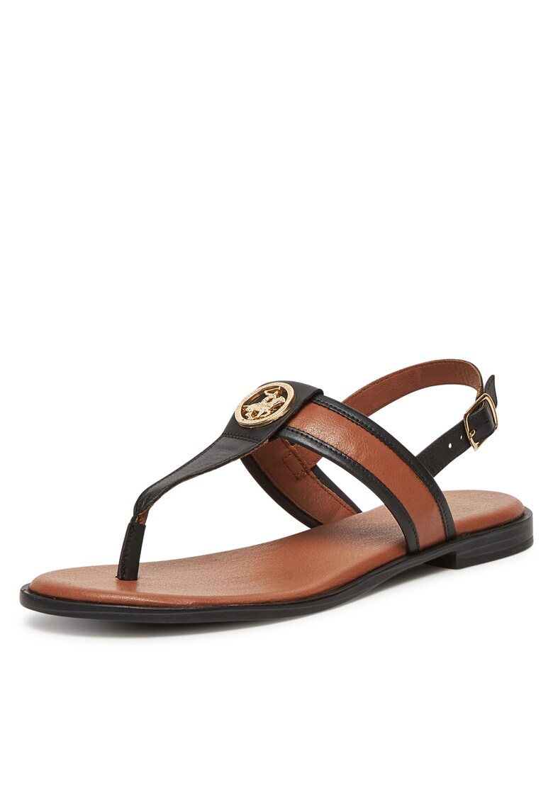 Sandale dama - piele naturala - maro