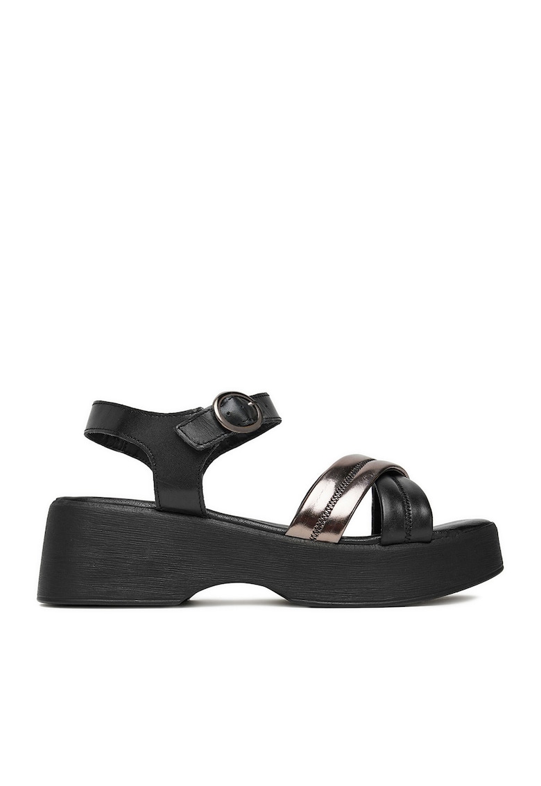 Sandale dama - WI23-NAGINA-09 - piele naturala - Negru
