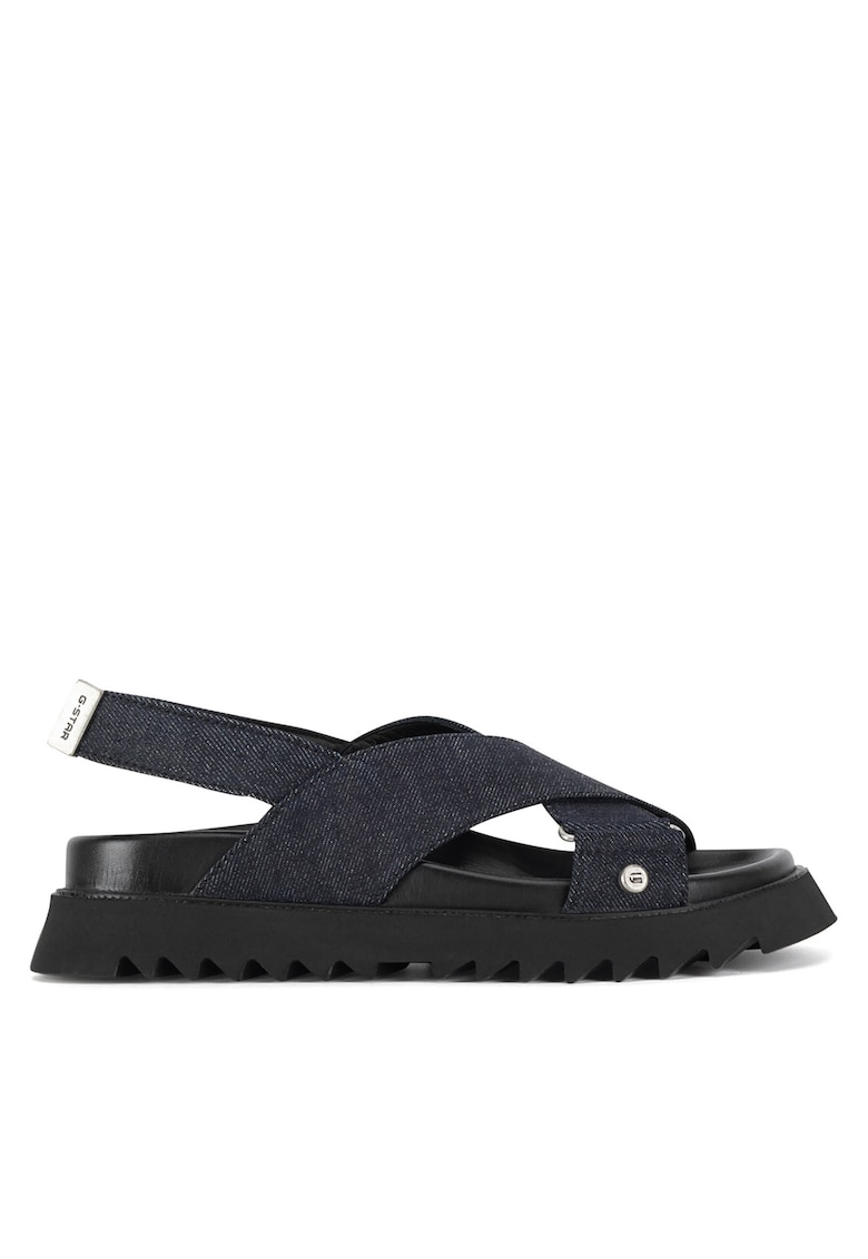 Sandale dama - DEBRA-25SS495 - bleumarin - tesatura